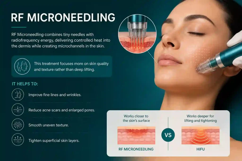 What Does RF Microneedling Do That HIFU Alone Cannot Basildon